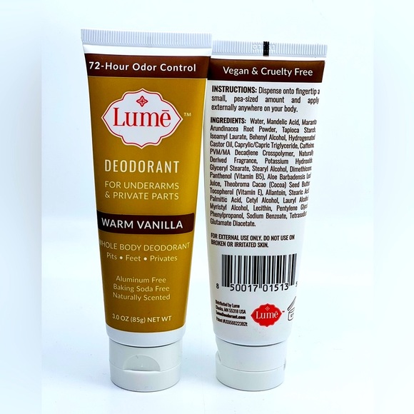 All Natural Whole Body Deodorant Full Size Tube 3oz Original Formula White Logo - Picture 7 of 9